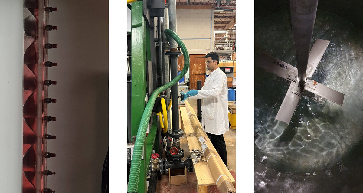 FramatomeBHR's tweet photo. Day 2 of our #FMP SCM featured more presentations, with topics ranging from solid-liquid mixing  to the effect of liquid height on blending with transitional jets. The day ended in a tour of our laboratory facility.
#FMPis40 #processengineering #chemicalindustry  #FMP https://t.co/ZvkyUmWMGO