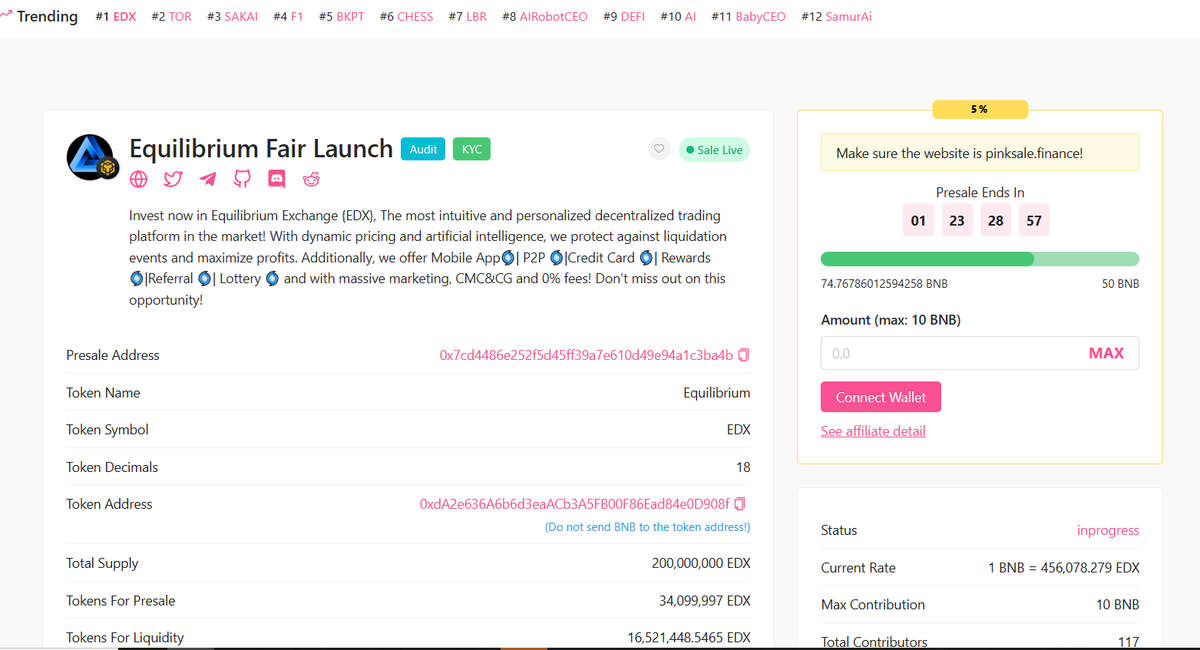 Equilibrium Exchange tweet media