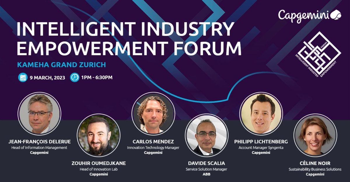 Jean-Francois Delerue, our Head of Information Management, will be part of the keynote speakers of Intelligent Industry Empowerment Forum 2023. The seats are limited but still available👉lnkd.in/eNDeS2pz #intelligentindustry #digitalmanufacturing #digitaltwin #metaverse