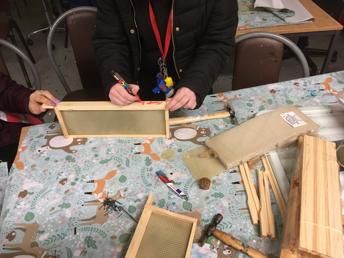 Pure_buzzin's tweet image. Students from @MonkseatonMid are attending a six week alternative education programme with us at @mwconnected 

They have built their first frames and by the end of the course will have assembled a full beehive.