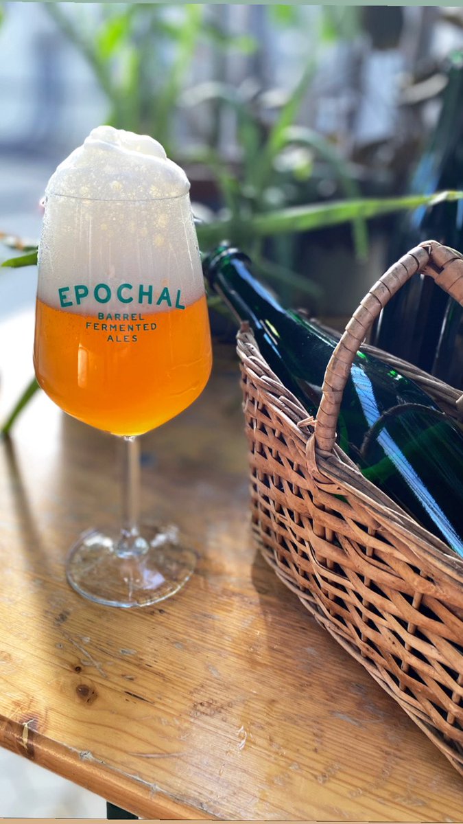 Things are shaping up nicely in the cellar. Slow &amp; steady. Day by Day. Looking forward to a few Sparkling Wild Ale-frescos™️ as the evenings get longer 🍾😎