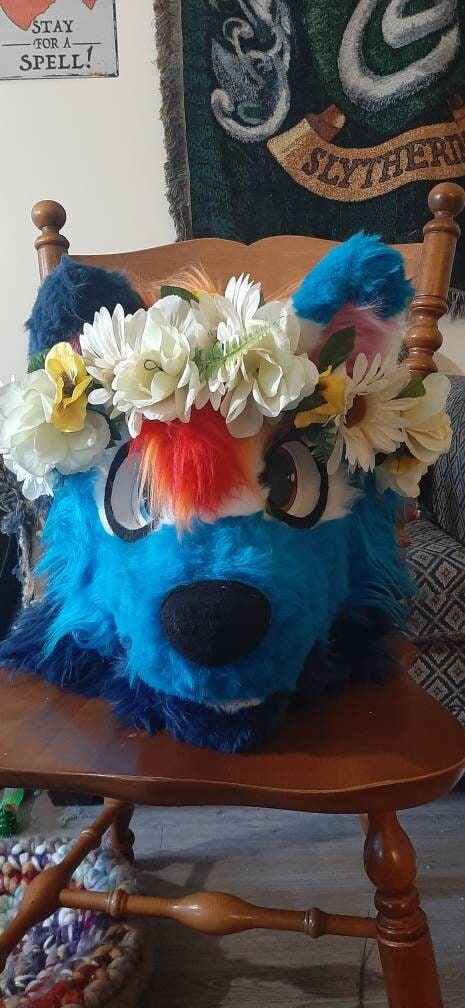 AshleyRothwell's tweet photo. Excited to share the latest addition to my #etsy shop: Fursuit Flower Crown https://t.co/RPHPa1XjgG #fursuit #flowercrown #crown #furry #costume #handmade #nature #flowers #flower https://t.co/unPKFlMS45