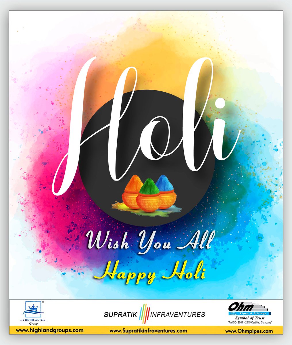 AgroHighland's tweet photo. Happy Holi to all of you and your family

#holi

https://t.co/Y1z67RTsTZ https://t.co/1LKM3vV48A