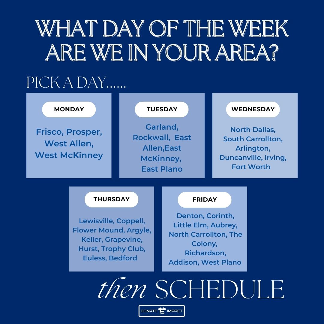 What day can we pick up in your area??
Check it out! 💙