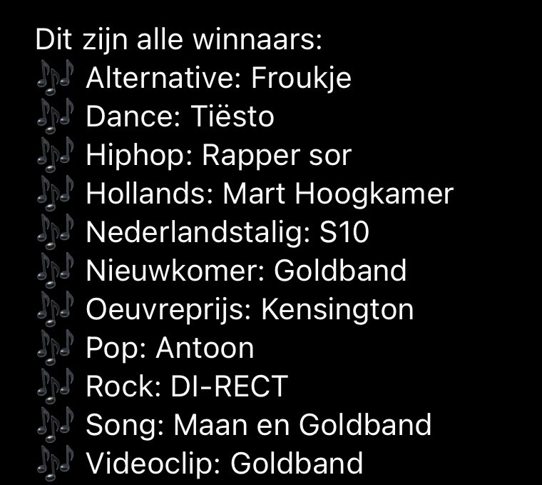 volgendsmij ben ik een rapper…. wat zijn de rest dan? 

Is Tiësto een dj?? idk het staat er niet bij ik weet alleen dat ik een rapper ben