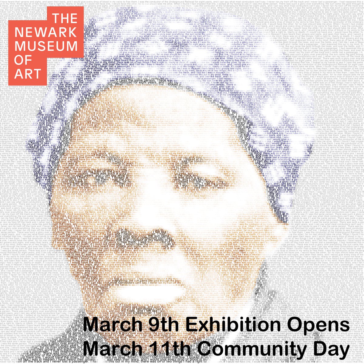 My Harriet Tubman portrait on display at The Newark Museum of Art  "Seeing America"  exhibition. Opens Thursday March 9 2023 with a celebration of the reopening on Saturday March 11 2023. 
<a href="/NewarkMuseumArt/">The Newark Museum of Art</a>
 #harriettubman #blackart #seeingamerica #newarknj  #WomensHistoryMonth