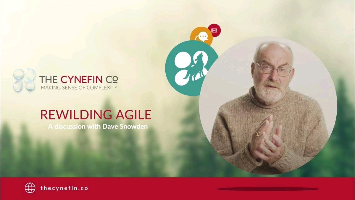 nodosenlared's tweet photo. Rewilding AGILE - Dave Snowden
https://t.co/YOKKoaAP4r
@snowded on #Agile #Trio #TripleEights #ForcedMutation #Sensemaker methods & techniques from #Anthrocomplexity and more in next Estuarine mapping & EUFG Masterclass (Madrid) https://t.co/4iwLGS52Q2 https://t.co/UewbMsW7Si