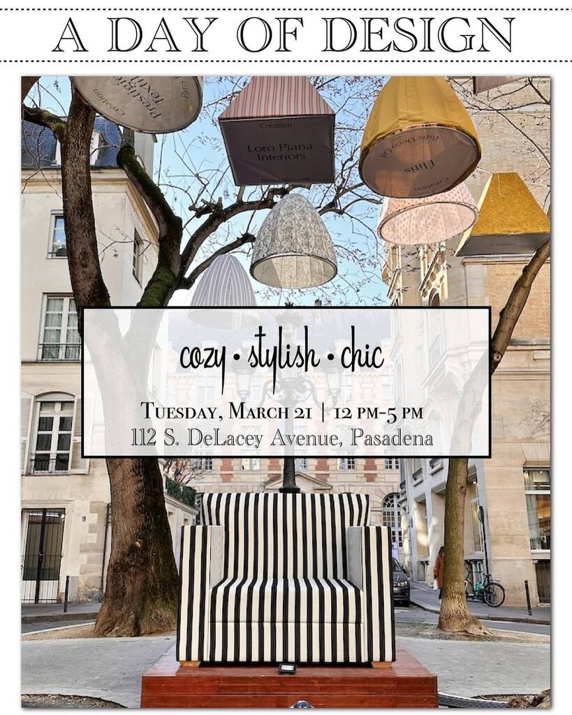 If you missed Deco Off in Paris or KBIS in Las Vegas, don’t fret as we’re bringing the newest introductions to Pasadena. Please join us and sponsor @scannedwithcanvas for an afternoon of discovering, inspiration,  learning, and meet the creators and people behind the brands.…