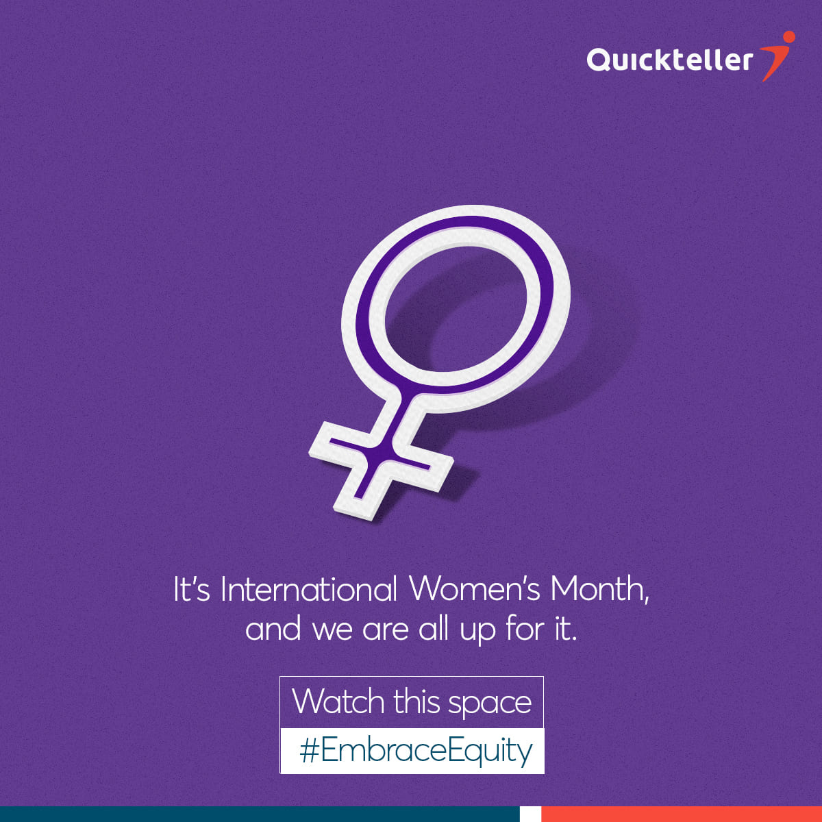 Quickteller's tweet photo. It's going to be an exciting month for women (& men 😝) We'll be spotlighting some #WomenofQuickteller and we have free gifts to be won!
PS - You must be a registered Quickteller customer to qualify.
#InternationalWomensDay
#InternationalWomensMonth
#GetQuickteller https://t.co/31DCSWve1f
