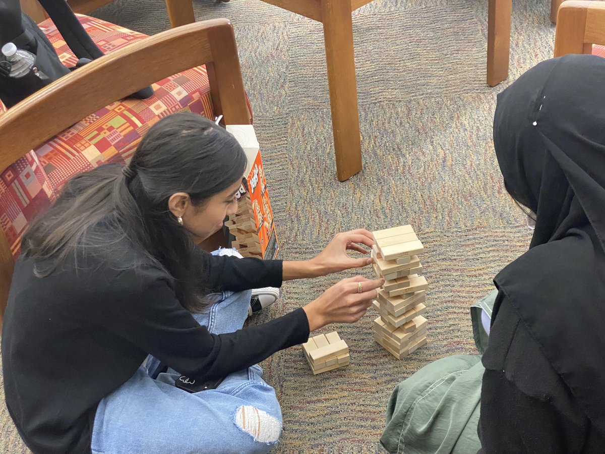 rchlmc's tweet image. Lately in the media center: Jenga before school, new laser cutter is set up (first cut was a Spirograph), puzzles at lunch, and Ms. Johnson’s Marketing students working on movie posters @SGHSStorm #GCSLibrariesEngage
