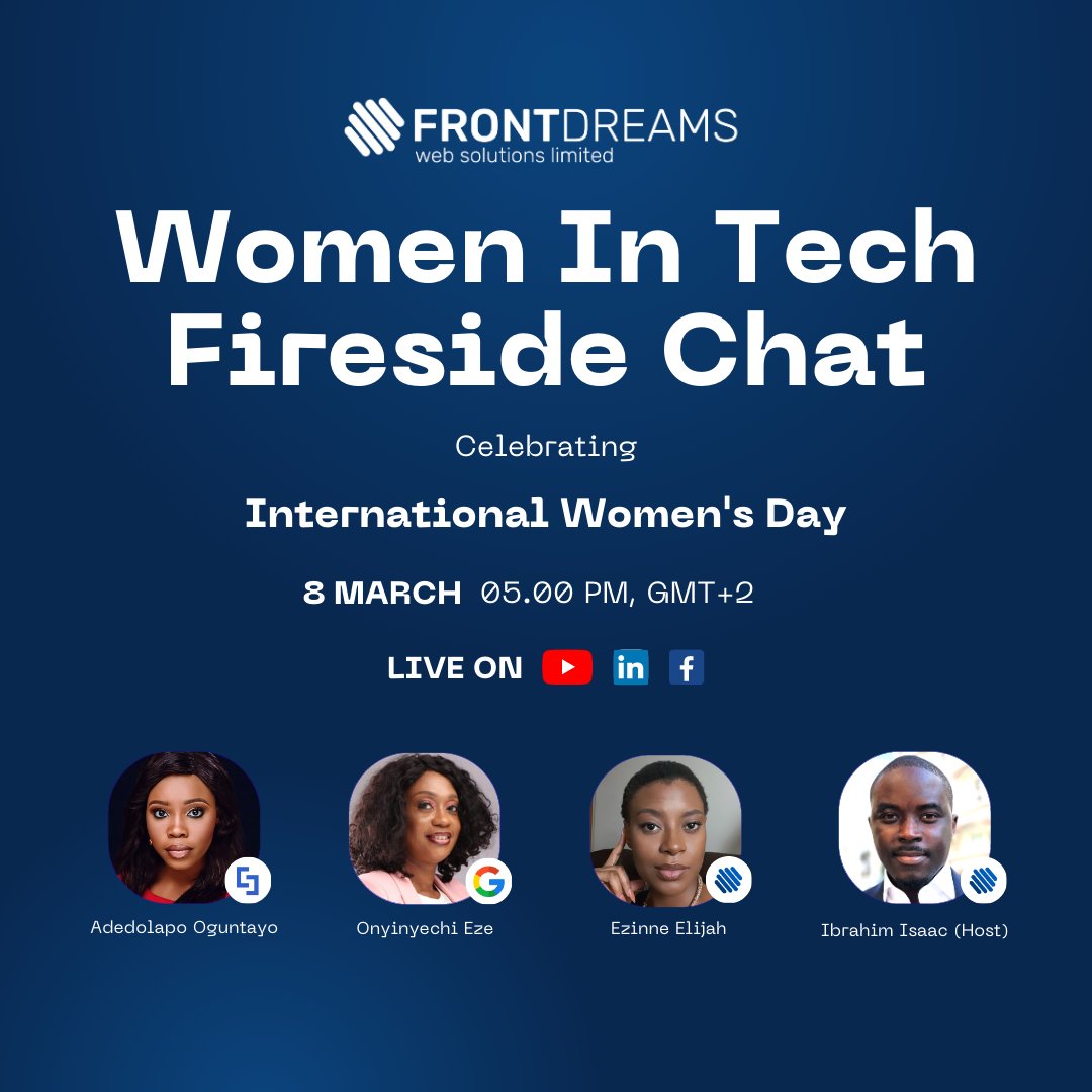 Women in Tech Fireside - bit.ly/3ZpNPPJ 

Join us for an online fireside tomorrow 8th March

#WomenInTech
#IWD2023
#WomensDay 
#WomensDay2023
#TechDiversity
#WomenInSTEM
#WomenInBusiness
#WomenEmpowerment
#InclusionInTech
#WomenLeaders
#WomenInnovation
#BreakingBarriers.