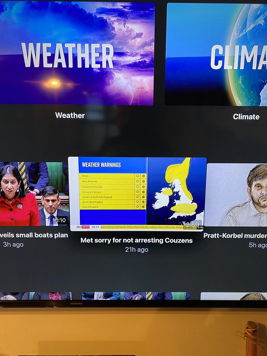 Glad I know which Met is to really blame for this couzens story <a href="/SkyNews/">Sky News</a> and I didn’t rely on your 21hr old app thumbnail of the Met Weather being blamed.<a href="/SkyNewsBreak/">Sky News Breaking</a>