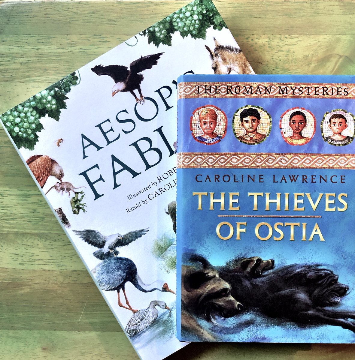 CarolineLawrenc's tweet photo. What a joy to return to @CokethorpeSch today! Delightful children, enthusiastic staff and the wonderful Rachel Luckett (head of English) to oversee it all & be my taxi driver, too! π₯° #RomanMysteries #ThievesOfOstia #ClassBook #AesopsFables #AuthorVisit https://t.co/CCeFV0zfP9