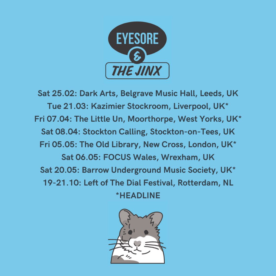 eyesorejinx's tweet photo. You can catch us live over the coming months on these dates. Tickets for all are on sale now ➡️ https://t.co/K3dvxyHl1t https://t.co/FGVvegmyLA