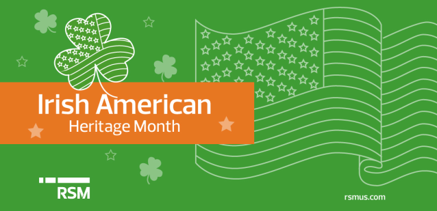 My firm, <a href="/RSMUSLLP/">RSM US LLP</a>, has a history of focusing on inclusion. This month, we invite you to join us in celebrating #IrishAmericanHeritageMonth in recognition of the contributions that Irish immigrants and their descendants have made (and continue to make)... rsm.buzz/3Jl7ACe