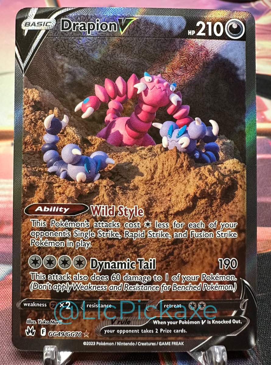 LlcPickaxe's tweet image. 🚨FREE Pokémon Card🚨just Follow and Retweet. Winner picked 3/10/23 #Giveaway #Giveaways #Pokemon #PokemonTCG
