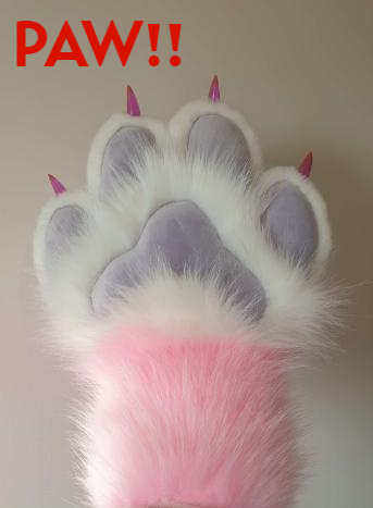 ProjectYuro's tweet photo. This is totally random from what I normally post but I wanted to show my fur suit paws out of boredom lol https://t.co/G1VqcsAC0d
