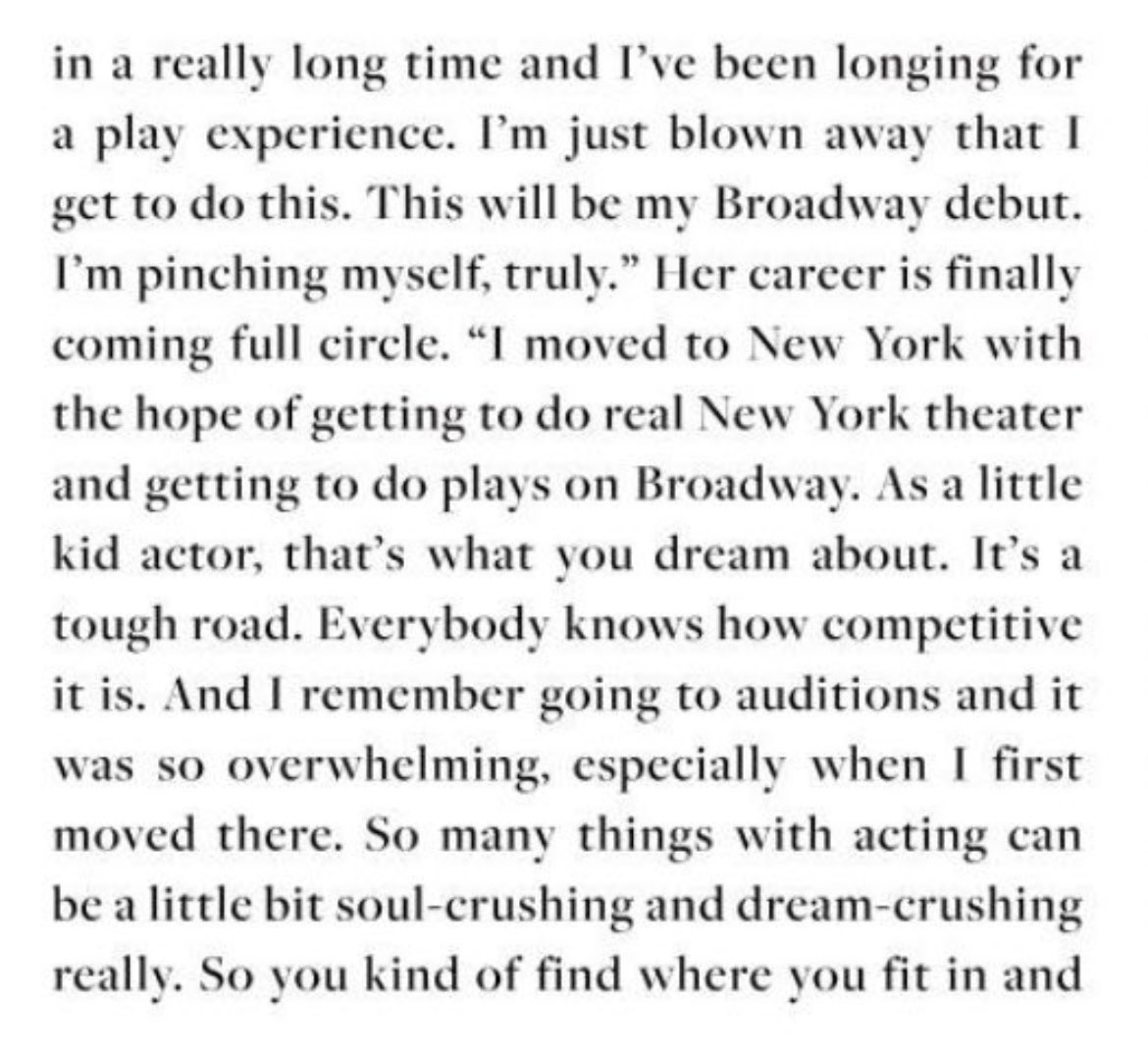 gretascarson's tweet photo. Broadway Star, D’Arcy Carden has a nice ring to it 🥹 https://t.co/OdCYyi58JW