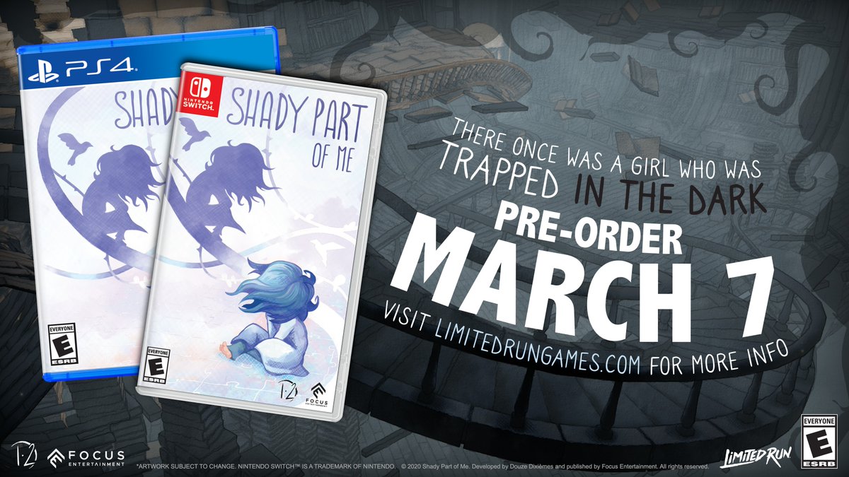 As a little girl and her shadow, overcome emotional struggles through surreal dreamscapes across a touching narrative filled with twists and surprises. 

Shady Part of Me is now available to pre-order at Limited Run! Reserve your copy today:  bit.ly/41zx7yQ