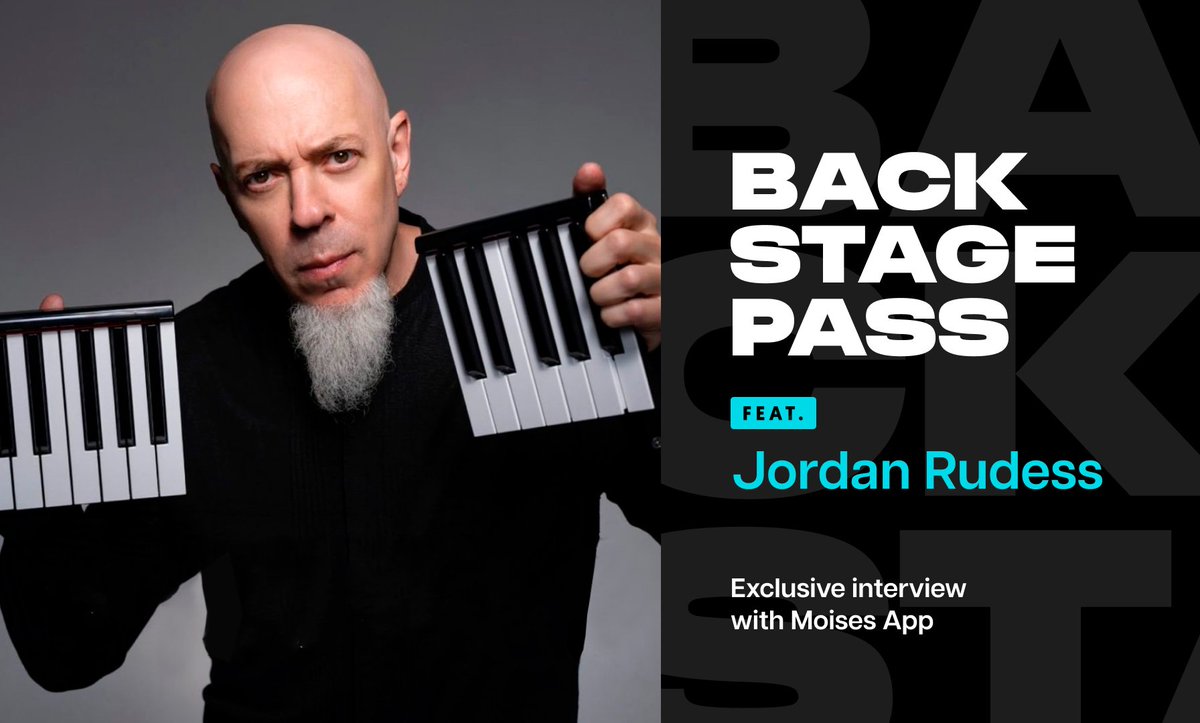 moises_ai's tweet image. Our first Backstage Pass guest has arrived! Our first Backstage Pass guest is the amazing @Jcrudess, Grammy award-winning keyboardist for Dream Theater.

Don't miss out and watch the exclusive interview now: bit.ly/3myAfuH

#musicinterview #jordanrudess #backstagepass