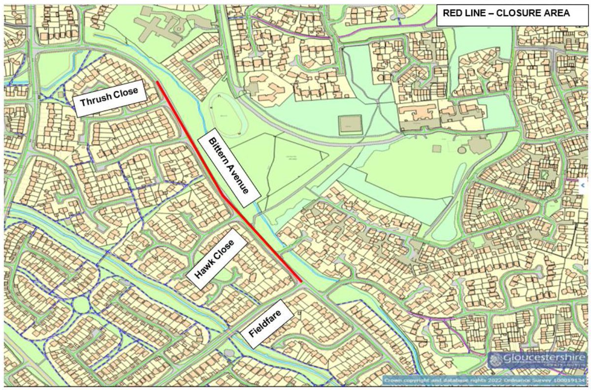 Glos Roads on Twitter "Bittern Avenue Gloucester carriageway