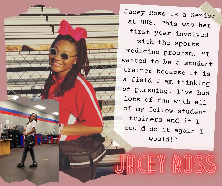 Student AT Aide Highlight: Jacey Ross! #lionpride