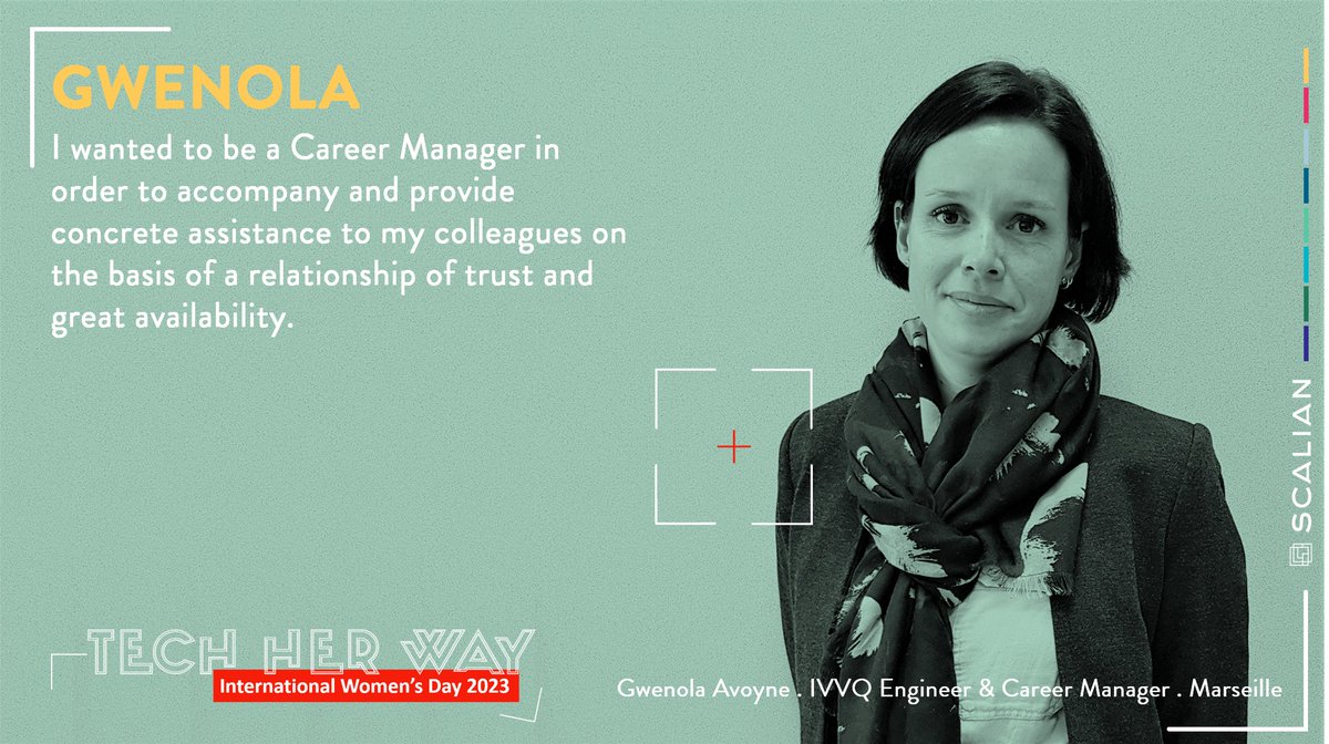 ScalianGroup's tweet photo. #womenchangemakers #womensday #engineering #IVVQ
Everywhere, women are agents of change in the consulting and innovation professions. Noveane (Scalian Group) is proud to promote these talents on Women's Day and throughout the year! Discover #careermanager in #marseille! https://t.co/dDbOzMS6K7