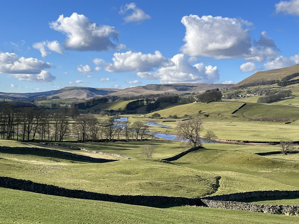 Wensleydale, near Hawes, this afternoon.
