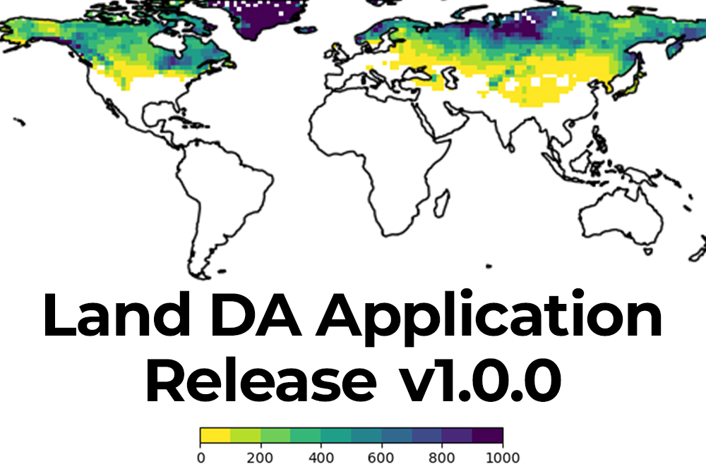 noaaepic's tweet photo. Announcing Land DA System v1.0.0!
This initial release makes the standalone Land DA System available for the first time. A newly created User’s Guide provides information about this system and instructions for community users to get started.
Learn more at https://t.co/D4RuIADQKL https://t.co/oGrnJA07OX