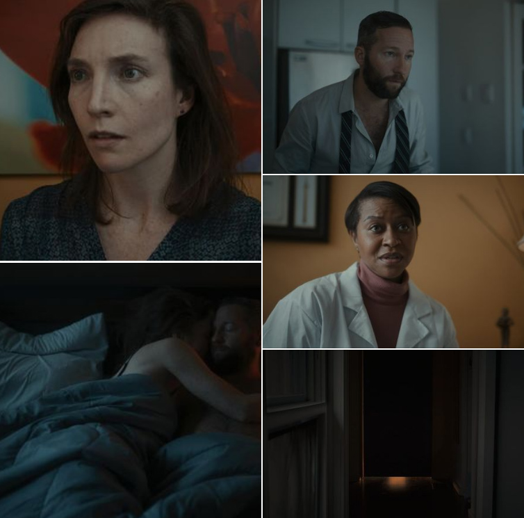 Stills from the upcoming short horror film adaptation of Janelles Baby, starring Rachael Richman, Loren Bidner, and Crystal Tweed 🎥😱