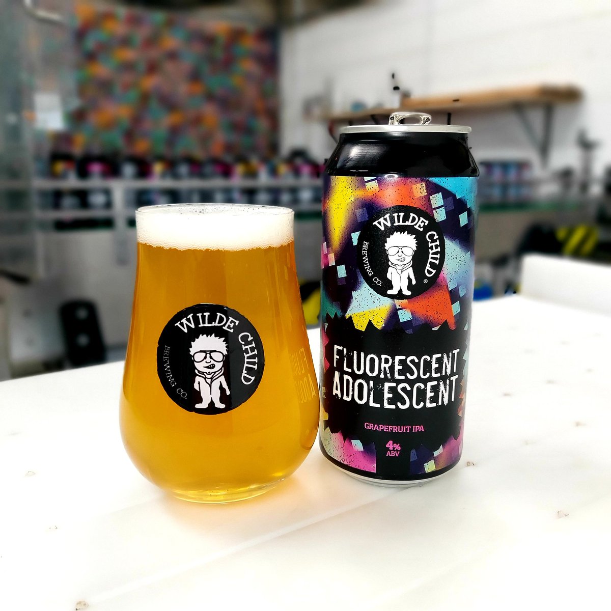 DROPPING LIKE IT'S HOT AND STRAIGHT OFF THE CANNING LINE TODAY. Fluorescent Adolescent 4% Grapefruit Pale Ale. Made with Centennial and Cascade hops and more Grapefruit than you can shake a market fruit stall at. Available NOW online and in-store 🤟🔥🥰🍺