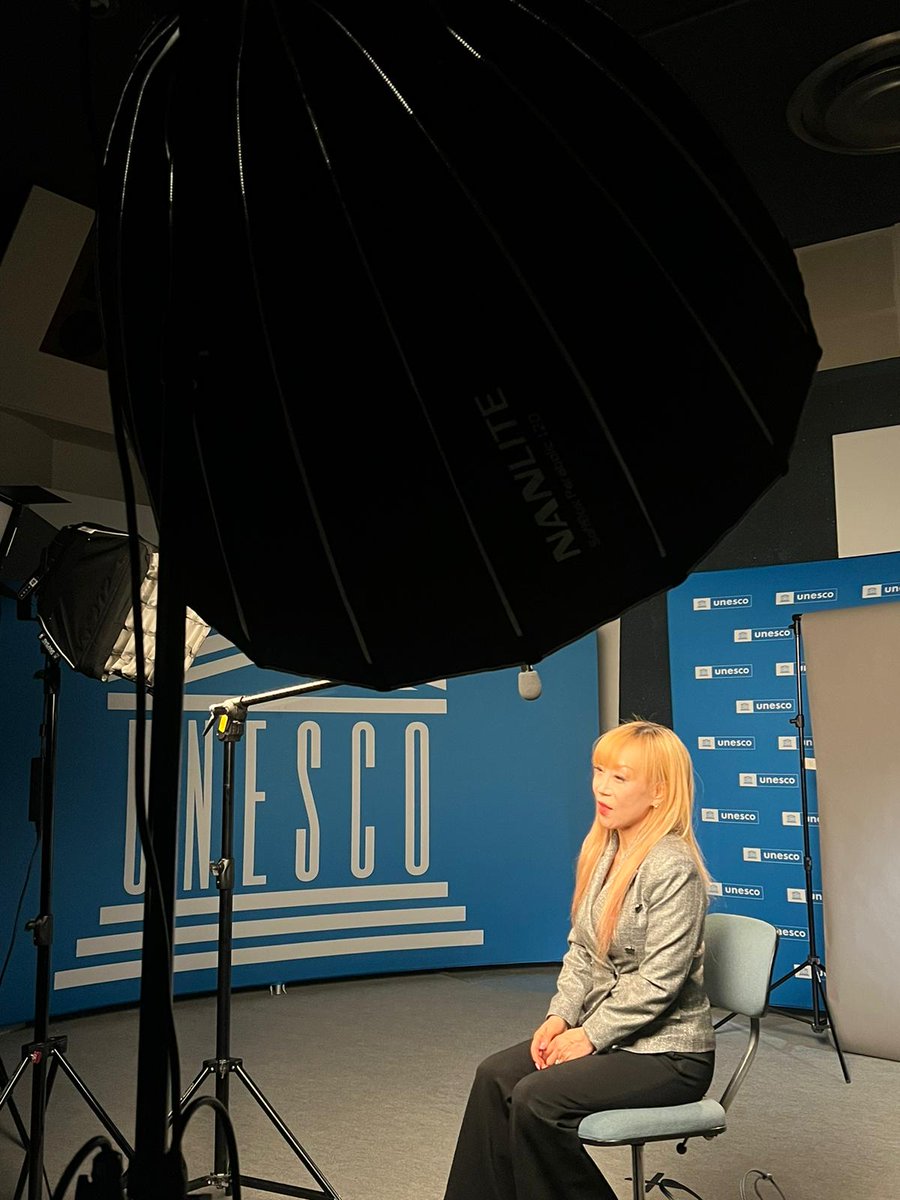 A great pleasure to exchange with <a href="/UNESCO/">UNESCO 🏛️ #Education #Sciences #Culture 🇺🇳</a> #ArtistForPeace Sumi Jo, a celebrated #Korean🇰🇷 soprano singer.

A role model for aspiring artists, she is determined to use her voice for #culturaldiversity and #artseducation🎼 #GoodwillAmbassadors are our powerful allies for advocacy🤝