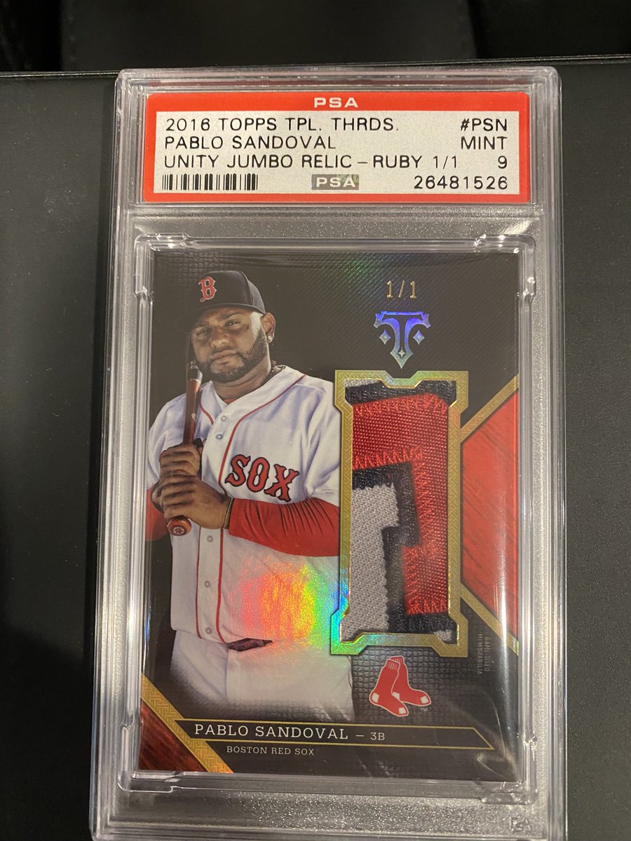 mg1067's tweet photo. @Elliott0924 @davisdugout 3 color patch 1-1 $350 shipped BMWT https://t.co/OkGwFuudUb