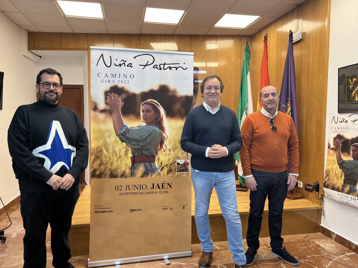 AytoJaen's tweet photo. ¡Os traemos un planazo como adelanto a la programación cultural de la Feria de la Virgen de la Capilla!🔜 Niña Pastori regresa a las tablas jienenses con su nuevo disco ‘Camino’

🗓️ 2 de junio - La Alameda

Entradas 🎟️ ya a la venta en https://t.co/xWMIEqVPsW

#Jaén https://t.co/g5s00AORP3