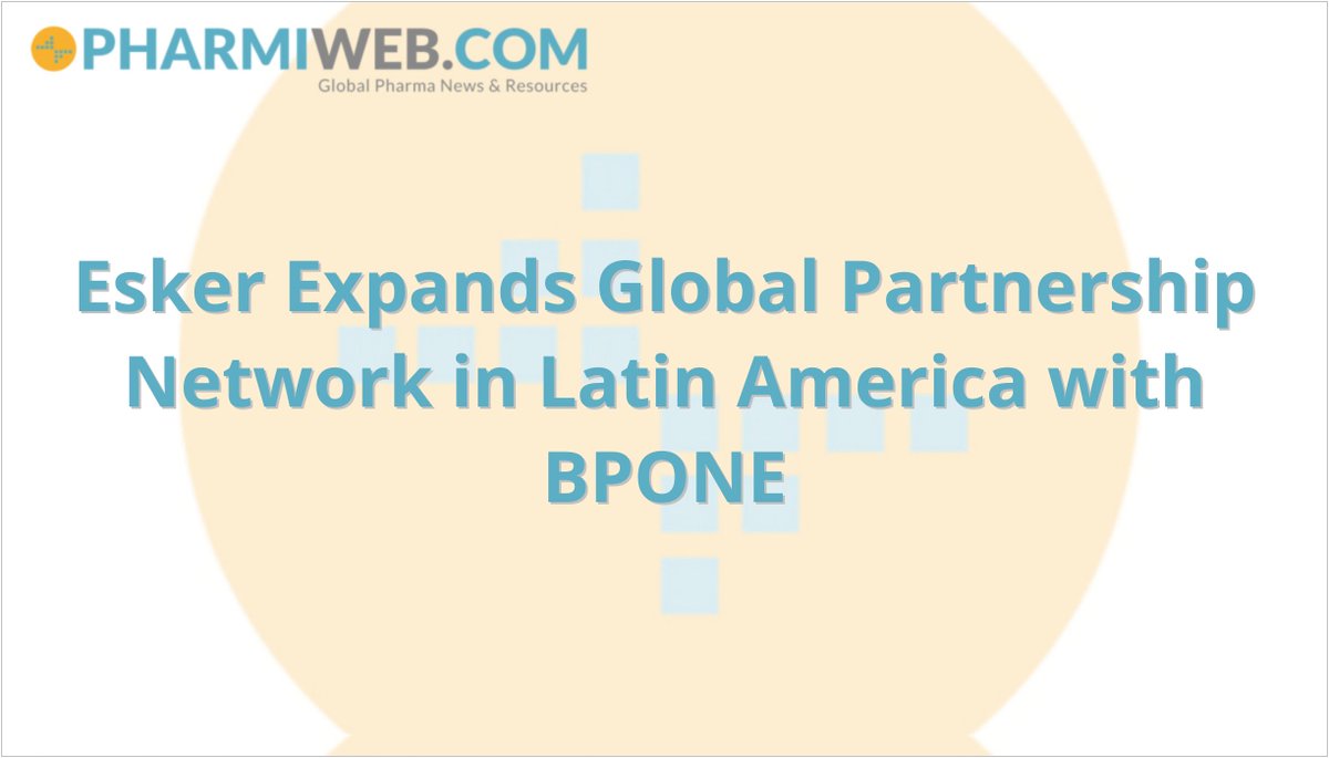pharminews's tweet image. Esker Expands Global Partnership Network in Latin America with BPONE
bit.ly/3LkVSZZ

#Esker #BPOne #GlobalPartners #LatinAmerica #Innovation
