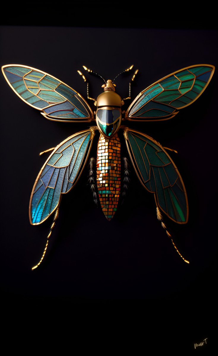 Miss_T_NFT's tweet photo. 🪲 Bugz #53 🪲
All art is always: Signed✍️& Exclusive (1/1)🥇
You can find the collection @:
https://t.co/AM6kugtYPC
❤️
Miss-T
#artificialbugs #black #mechinsect #bugz #bugart #beautifulinsects #mechanic #crypto #mosaic #strange #stainedglass #art #ornamented #bugs https://t.co/hKgyXHyeGv