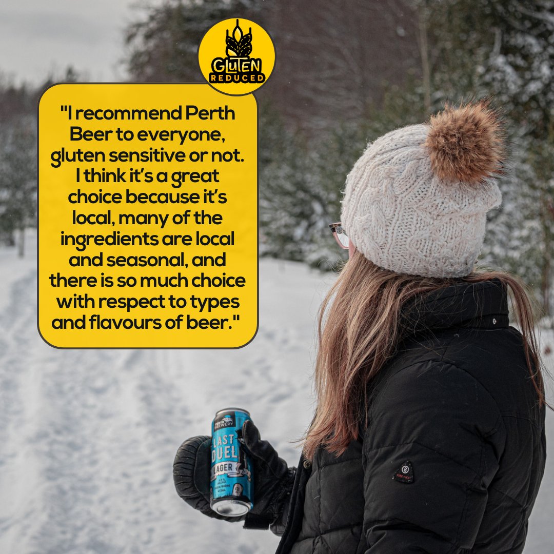 Ambassador Spotlight: Amantha 🍻

Amantha has gluten intolerances that have grown stronger over the past few years, and is at the point where gluten-reduced beer is the only kind she can trust to enjoy. She was stoked to discover that our beer here at Perth was safe for her! 🥳
