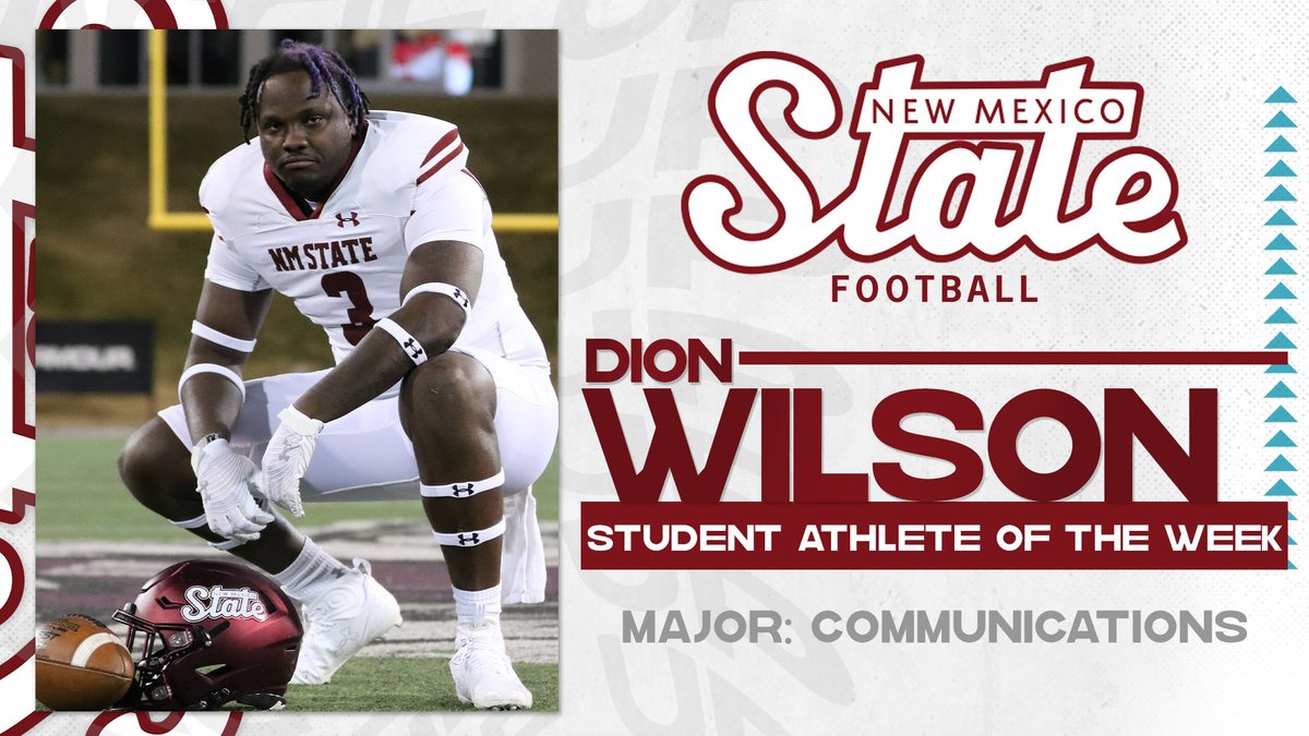 Putting on a show on the turf and in the classroom! Congrats to <a href="/gavinfrakes/">Gavin Frakes</a> and @DionxGuccii on earning Student-Athlete of the Week honors! #AggieUp