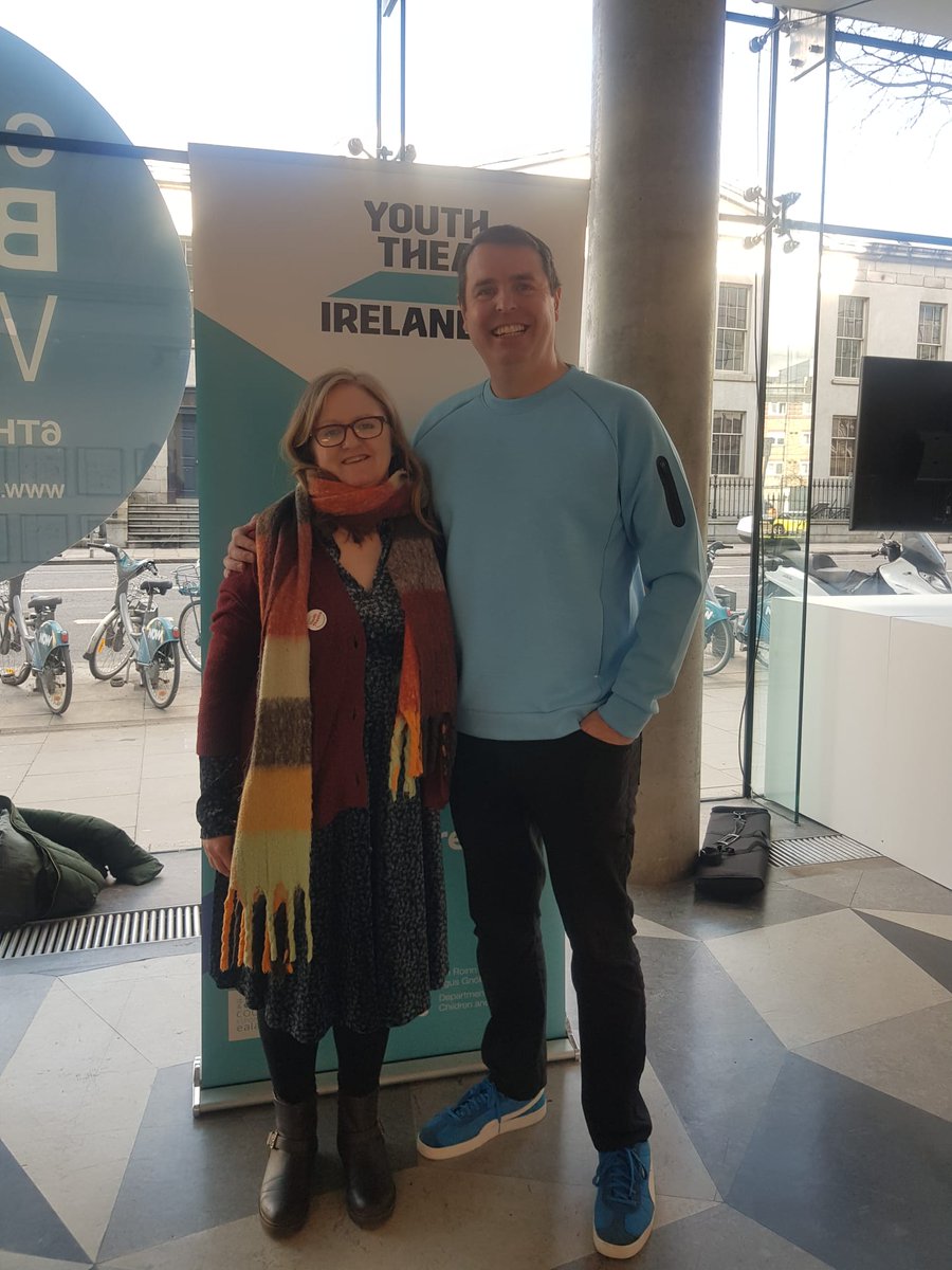 YouthTheatreIrl's tweet image. Dave and Katie were at @CreativeBrainWk at @tcddublin today delivering workshops and meeting like-minded people. #creativebrainweek