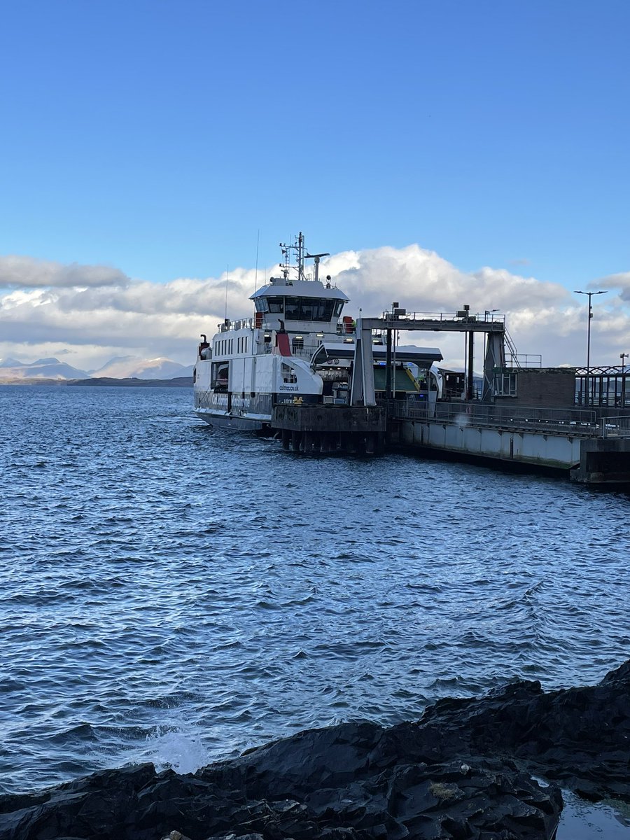 Visiting successful #CalMacCommunityFund projects on a stunning but cold day on #Mull and #Iona.

<a href="/CalMacFerries/">CalMac Ferries</a>.