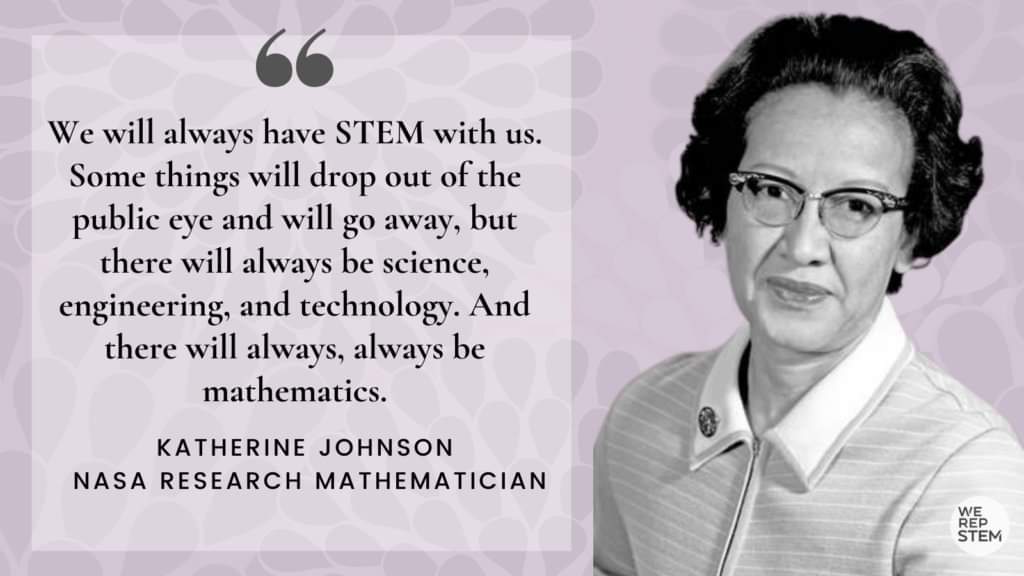 Katherine Johnson worked in aeronautics as a "computer" in 1952, and after the formation of NASA, she performed the calculations that sent astronauts into orbit in the early 1960s and to the moon in 1969.  #WomensHistoryMonth #ServeToBeGreat
