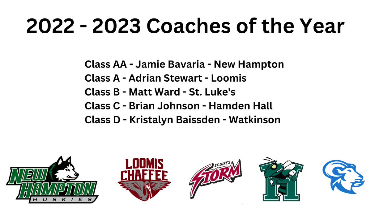 Congratulations to our 2022 - 2023 Coaches of the Year voted on by their NEPSGBA peers!!
Over the next few days, we will share more about these incredible people and all they have done for the game, for their programs, and most importantly for their student-athletes.