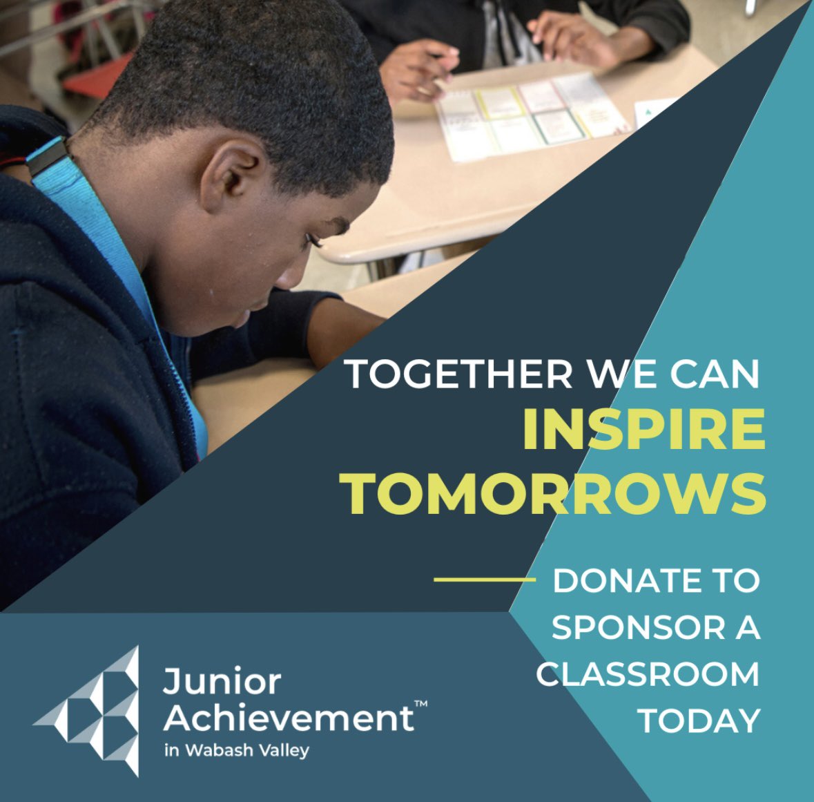 JAWabashValley's tweet photo. Happy #JuniorAchievementWeek in Terre Haute! Did you know that 97% of students who participate in Junior Achievement programs graduate high school with a GED or higher versus the national average of 88%? Check out our Facebook page to read more!! https://t.co/EJZc4IzknM
