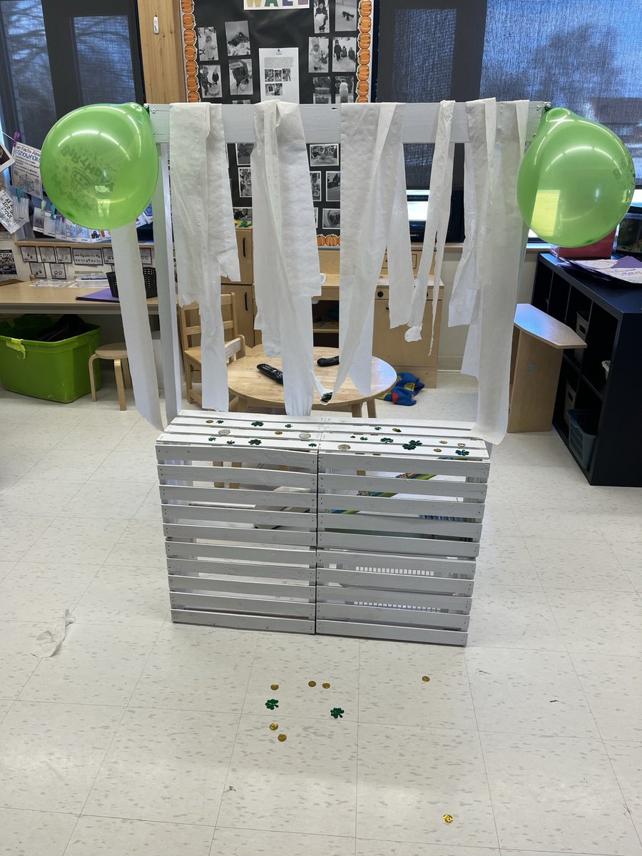 lcalleya's tweet photo. Day 2 of our leprechauns mischief. https://t.co/q6RMTGqDPc