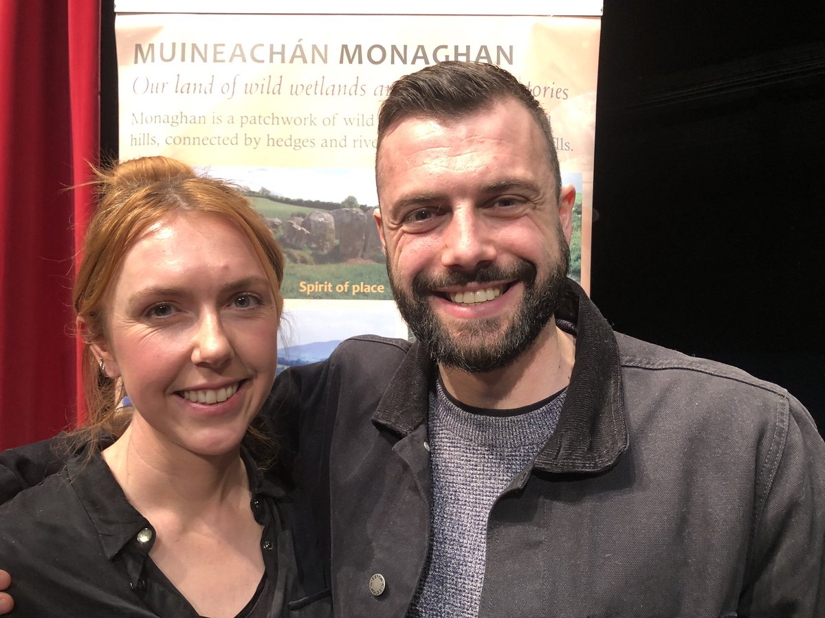 shirleyclerkin's tweet image. That’s it so, the Magic Under Monaghan film has been premiered. Thanks to all involved and to Sliabh Beagh for providing us with the landscape. @MonaghanHerita1 and to Sharon Newman and John Sharpson pictured below for their great work on the film. #peatlands #climate #bogs