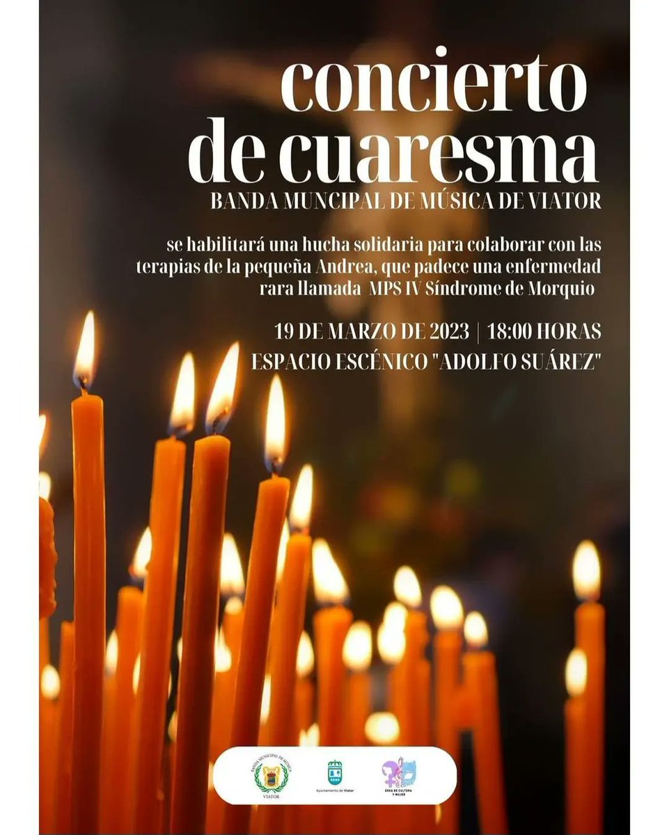 Concierto de Cuaresma de <a href="/Banda_Viator/">Banda Municipal de Música de Viator</a> #regionescofrade