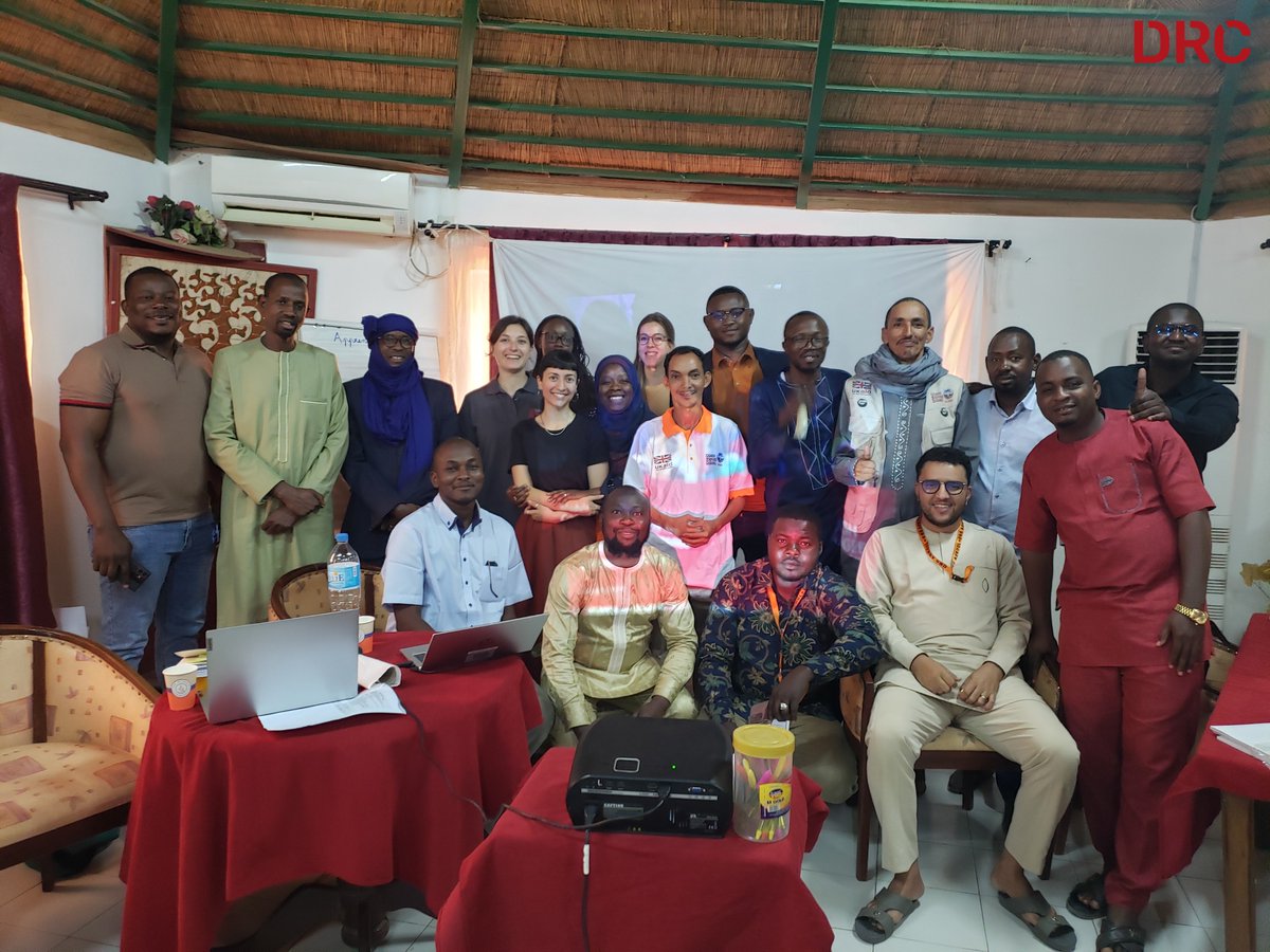 drcwestafrica's tweet photo. In February, @DRC_ngo and their local partners #ADKOUL and #AREN successfully completed the Emergency Capacity training delivered by the DRC Emergency Unit in #Niamey🇳🇪. Their enhanced skills will enable them to best implement the #FLASH project founded by @FCDOGovUK. https://t.co/hw5oF5BNCK