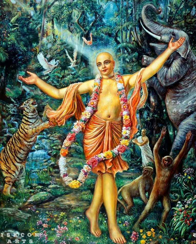 Mercy manifestation of Supreme Godhead appeared as Gauranga Mahaprabhu in kaliyuga to teach loving devotional service of Lord so, that all living beings can easily attain God. ❤