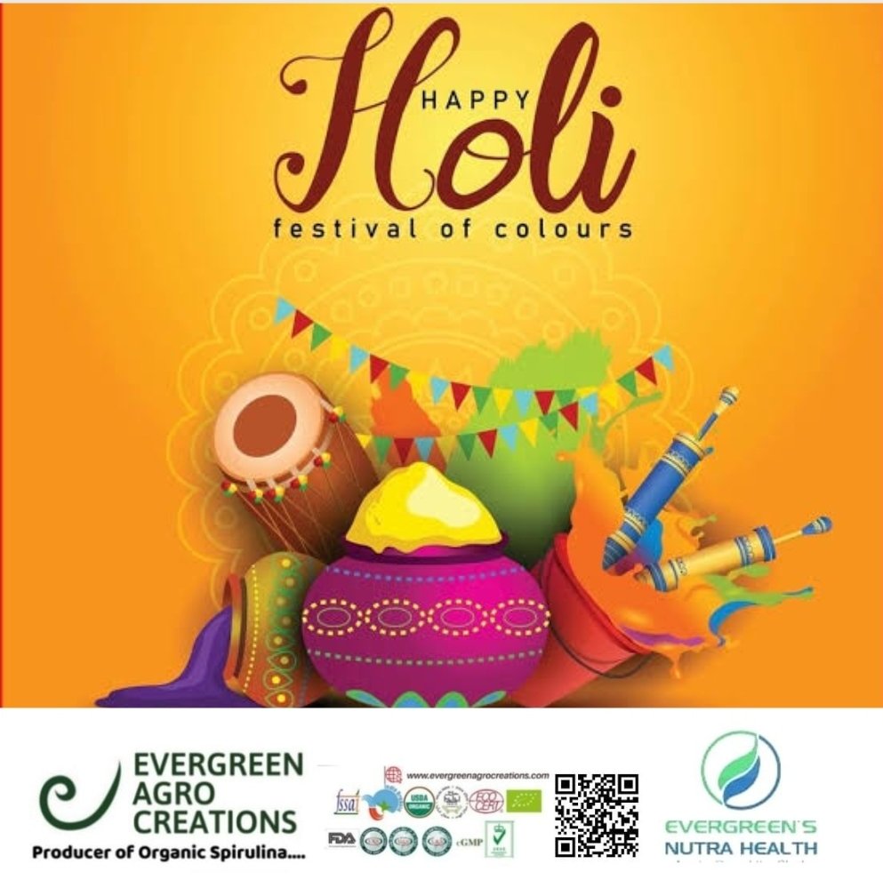 AgroCreations's tweet photo. May god gift you all the colors of life, colors of joy,colors of happiness,colors of friendship,colors of love and all other colors you want to paint your life in.
#Holi2023 https://t.co/4k8O14fpmR