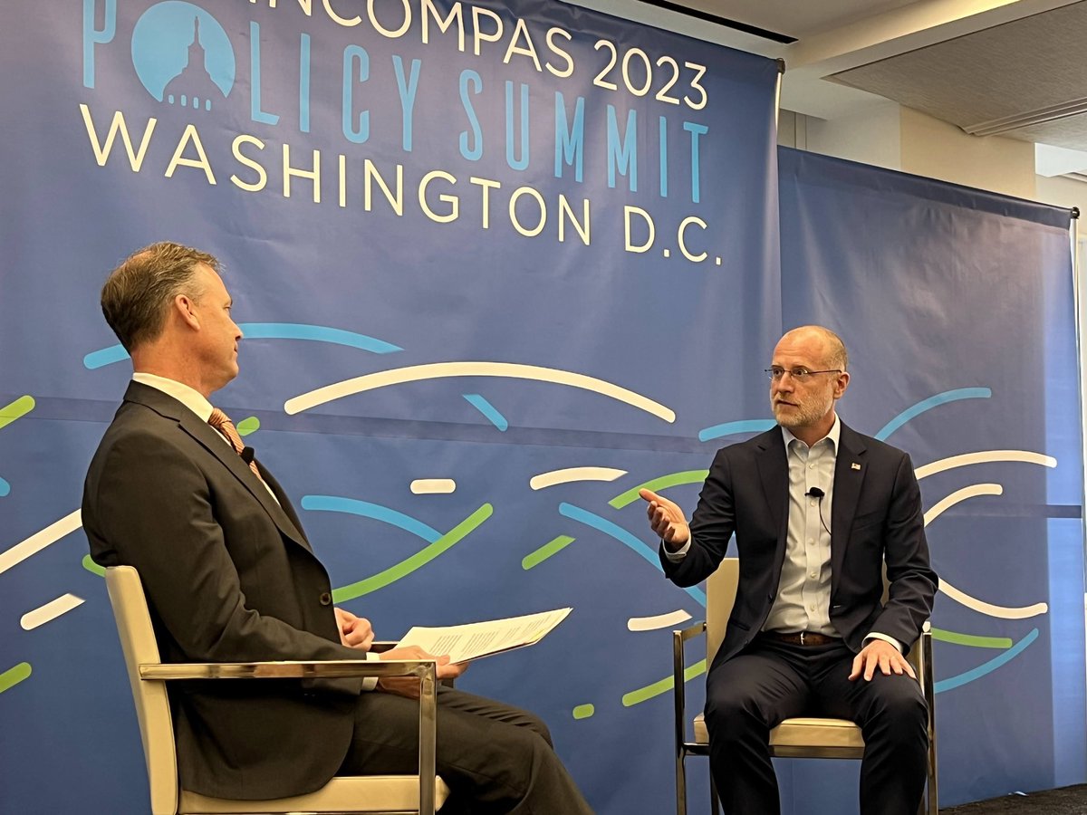 INCOMPAS's tweet photo. Thank you to @BrendanCarrFCC for joining our Policy Summit and discussing important issues facing the @FCC, including pole access and midband issues that need to be solved. #INCOMPASPolicySummit https://t.co/c0AwUyP8rc
